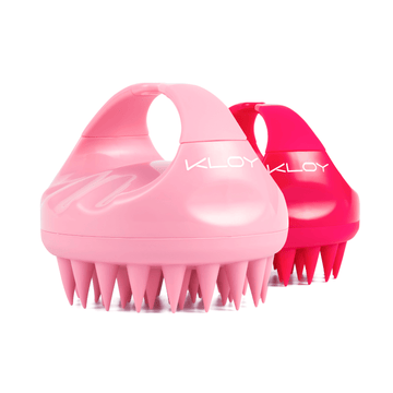 Combo of Kloy Hair Massage Brush - Pink & Red